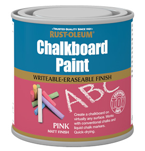 Chalk Board Paint (pink) - Rustoleum Spray Paint